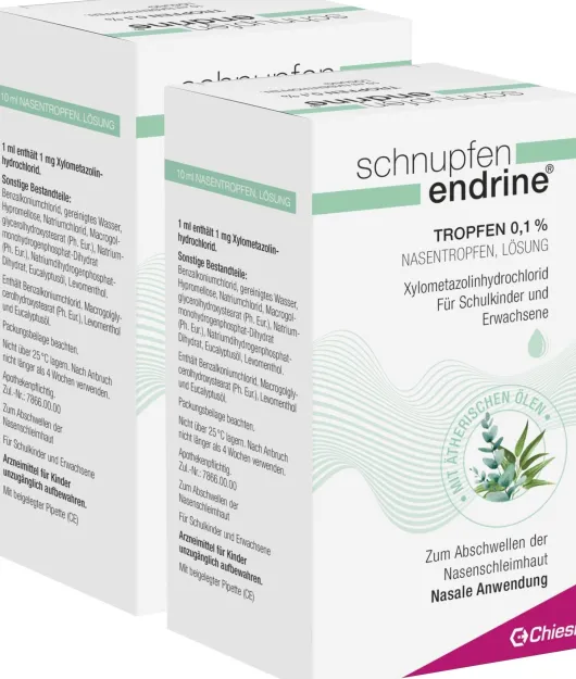 Schnupfen Endrine 0,1% Nasentropfen 2 x 10 ml