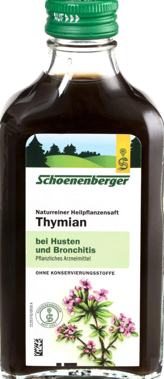 Schoenenberger Naturreiner Heilpflanzensaft Thymian 200 ml