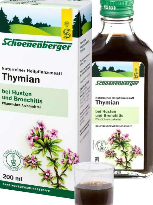 Schoenenberger Naturreiner Heilpflanzensaft Thymian 200 ml