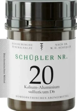Schüssler Nr.20 Kalium Aluminium Sulf.D 6 400 Tabletten