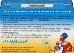 Schwarzkümmel Bio Ägyptisch 120 Kapseln