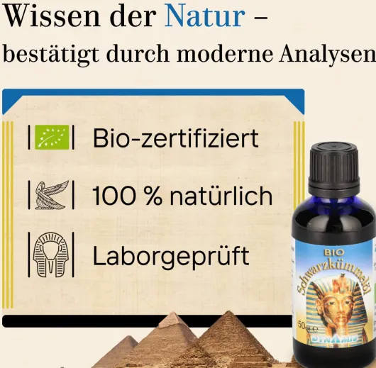 Schwarzkümmel Bio Ägypt. Öl 50 ml