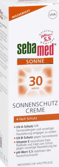 Sebamed Sonnenschutz Creme Lsf 30 75 ml