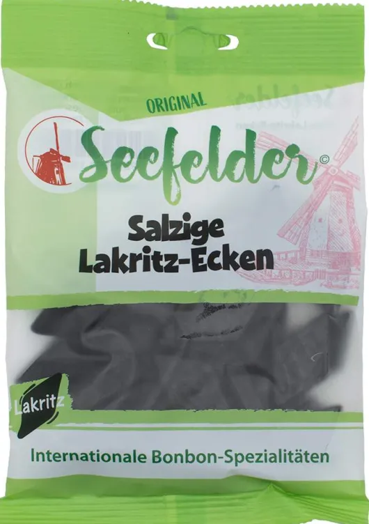 Seefelder Salzige Lakritzecken Kda 100 G Bonbons