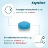Septolete 3 mg + 1 mg 16 Lutschtabletten mit Eukalyptus-Geschmack