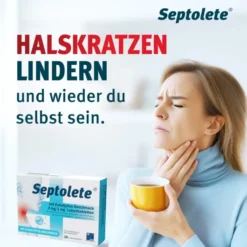Septolete 3 mg + 1 mg 16 Lutschtabletten mit Eukalyptus-Geschmack