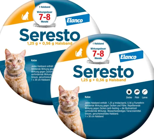Seresto Halsband für Katzen 2 x 1 Stück
