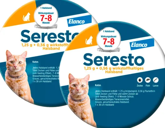 Seresto Halsband für Katzen 2 x 1 Stück