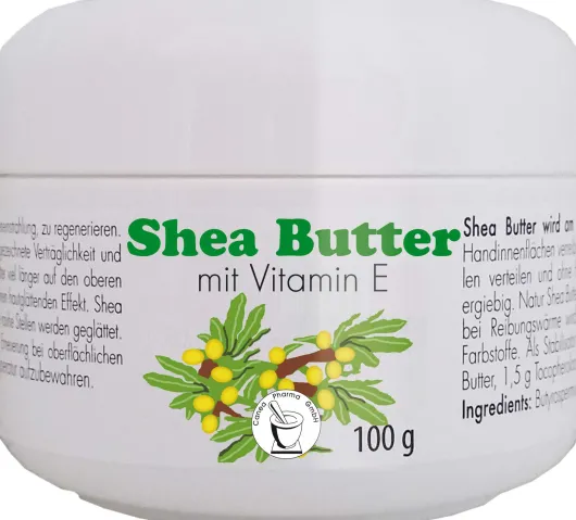 Shea Butter Mit Vitamin E 100 G