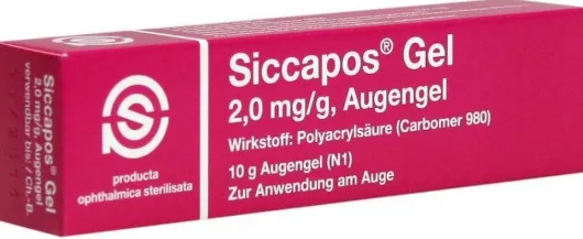 Siccapos Gel 10g Augengel