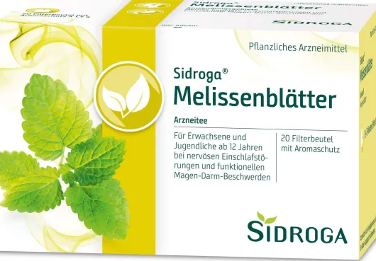 Sidroga Melissenblätter 20 Filterbeutel