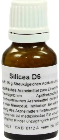 Silicea D 6 Globuli 15 G