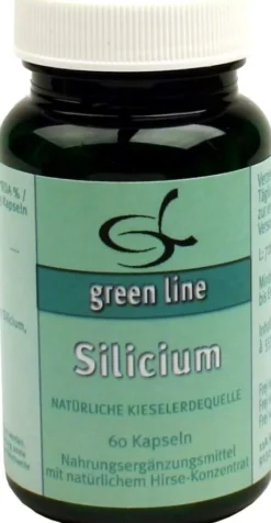 Silicium Natürliche Kieselerdequelle 60 Kapseln