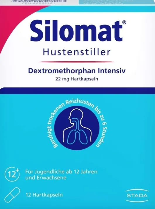 Silomat Hustenstiller Dextromethorphan Intensiv 12 Hartkapseln