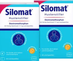 Silomat Hustenstiller DMP mit Honig Geschmack 7,7 mg 2 x 40 Lutschpastillen