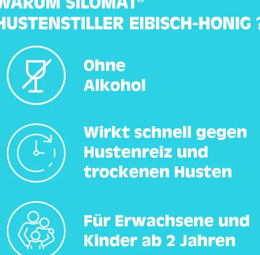 Silomat Hustenstiller Eibisch-Honig-Sirup 100 ml