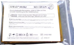 Sirius Kinder Rettungsdecke 120 X 160 cm Gold Silber 1 Stück