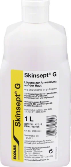 Skinsept G Griff Flasche Lösung