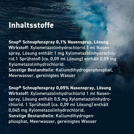 Snup Schnupfenspray 0,05% 10 ml Dosierspray