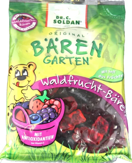 Soldan Bären Waldfrucht Mit Antioxidantien 150 G Bonbons