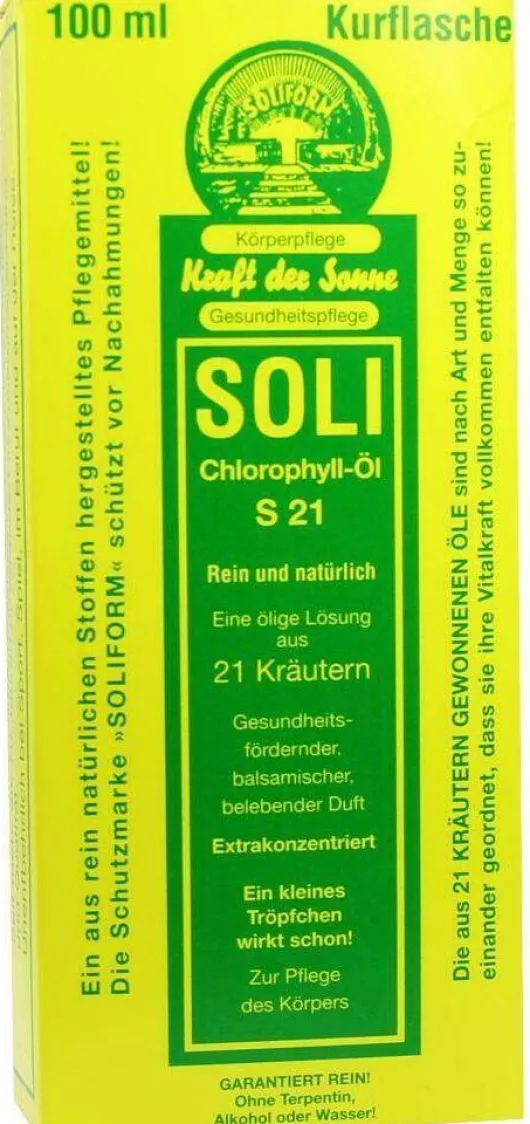 Soli Chlorophyll Öl S 21 100 ml Öl