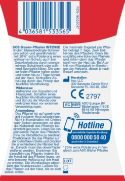 Sos Blasen-Pflaster Intense 5 Stück