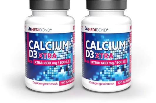 Sparset Calcium D3 XTRA Medibond 2 x 100 Kautabletten
