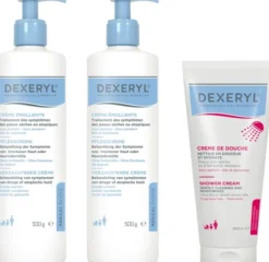 Sparset Dexeryl Creme 2 x 500 g + Dexeryl Shower Duschcreme 200 ml