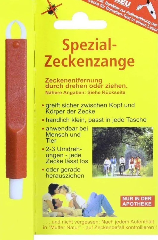 Spezial-Zeckenzange zur Zeckenentfernung