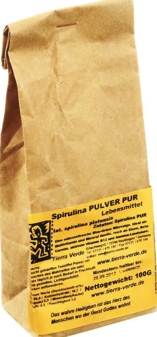 Spirulina Pulver 100 G Pulver