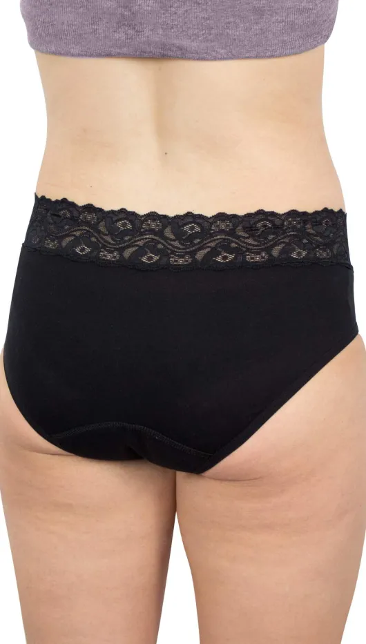 Spitzenslip mit Saugeinlage Größe 42-44 (L)