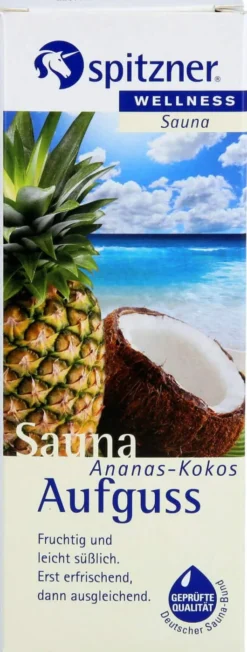 Spitzner Saunaaufguss Ananas-Kokos Wellness 190 ml