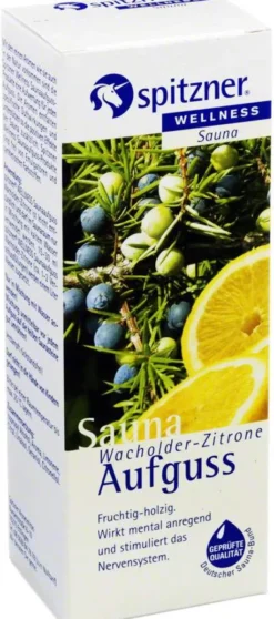 Spitzner Saunaaufguss Wacholder Zitrone Wellness