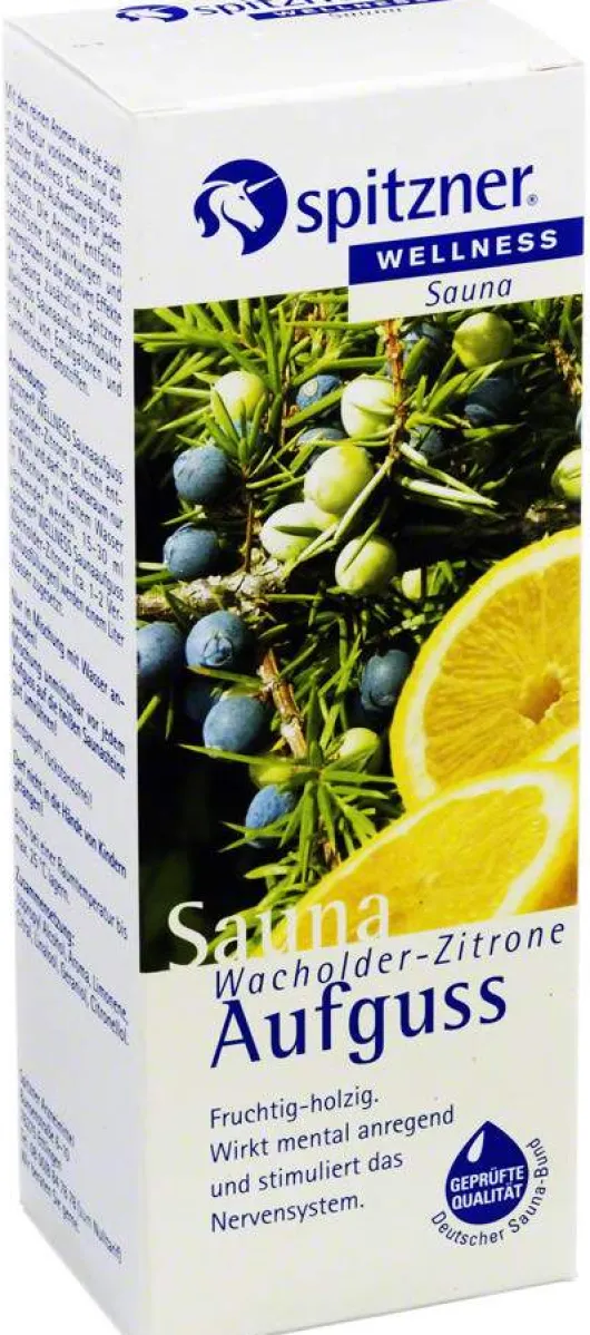 Spitzner Saunaaufguss Wacholder Zitrone Wellness