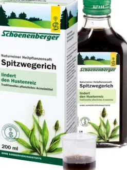 Spitzwegerichsaft Schoenenberger 200 ml
