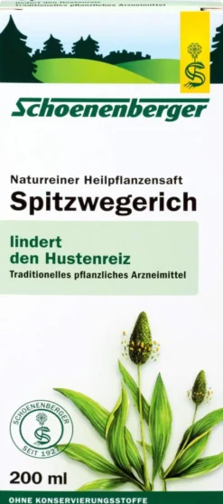 Spitzwegerichsaft Schoenenberger 200 ml