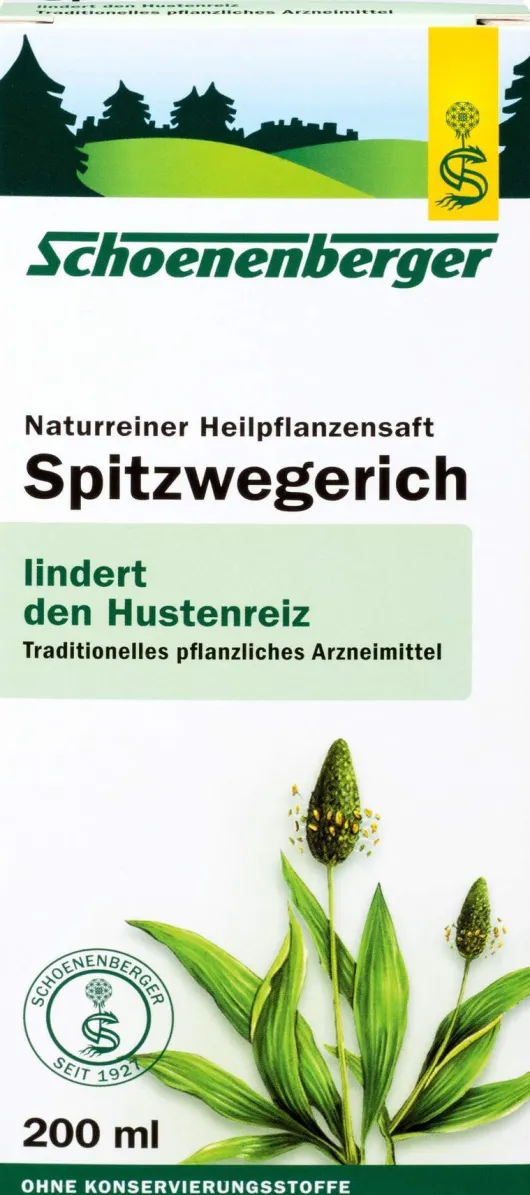 Spitzwegerichsaft Schoenenberger 200 ml