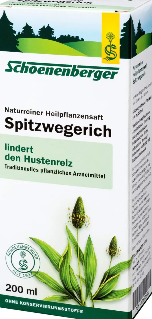 Spitzwegerichsaft Schoenenberger 200 ml
