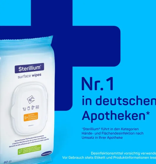 Sterillium Surface Wipes 60 Tücherendesinfektio