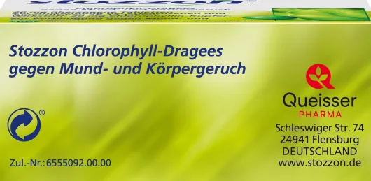 Stozzon Chlorophyll 100 überzogene Tabletten