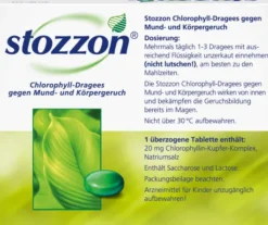 Stozzon Chlorophyll 100 überzogene Tabletten