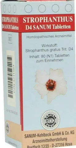 Strophanthus D4 Sanum 80 Tabletten