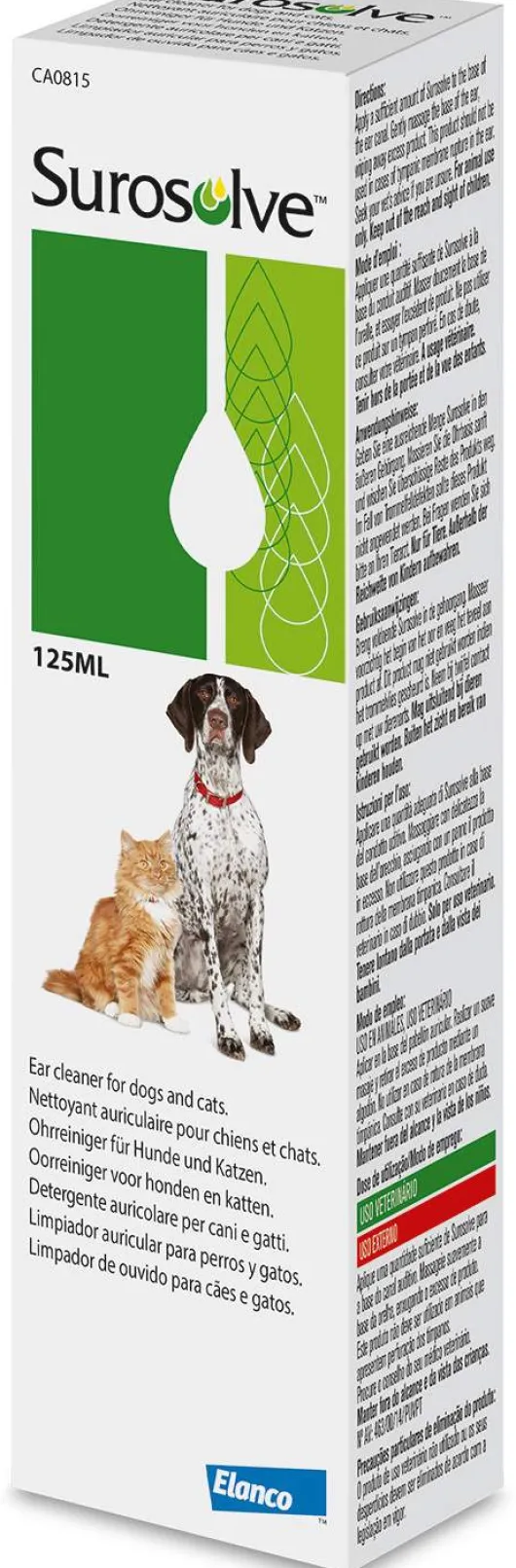 Surosolve Ohrreiniger Flüssig Für Hunde und Katzen 125 ml