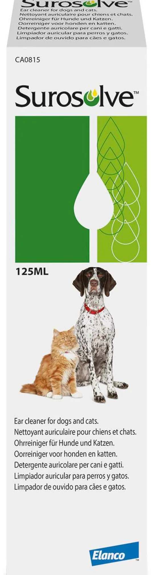 Surosolve Ohrreiniger Flüssig Für Hunde und Katzen 125 ml