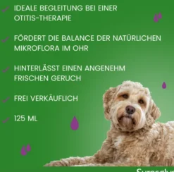 Surosolve Ohrreiniger Flüssig Für Hunde und Katzen 125 ml
