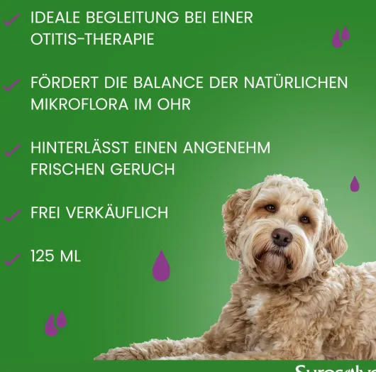 Surosolve Ohrreiniger Flüssig Für Hunde und Katzen 125 ml