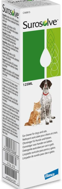 Surosolve Ohrreiniger Flüssig Für Hunde und Katzen 125 ml