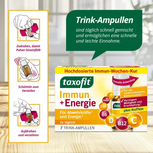 Taxofit Immun & Energie 7 Trinkampullen