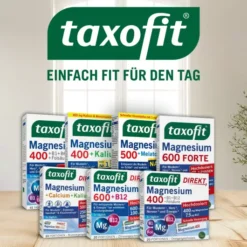Taxofit Magnesium 400 + B1 + B6 + B12 + Folsäure 800 µg 20 Portionen