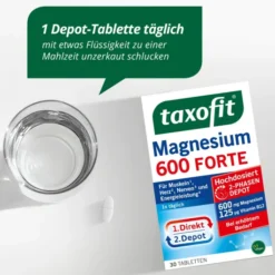 Taxofit Magnesium 600 Forte 2 Phasen Depot 30 Tabletten